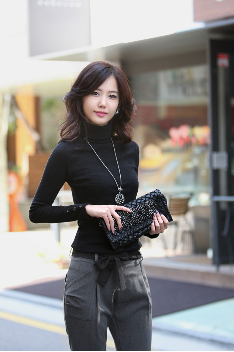 39 2012 autumn slim all-match T-shirt female long-sleeve turtleneck sweater basic shirt