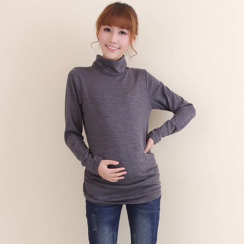 39 fashion maternity basic shirt knitted maternity basic shirt 27395