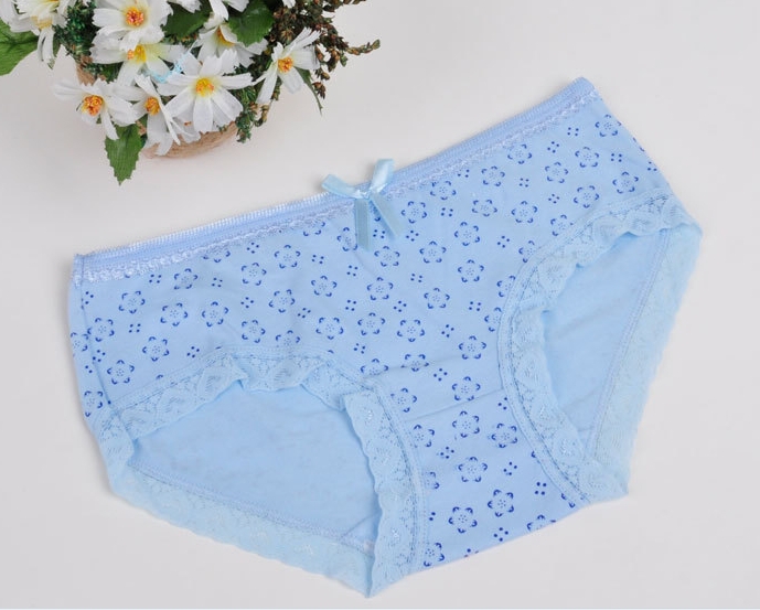 3pcs/lot Fashion Sex Hollow Out Cotto Lady underwear for Women's Briefs panties & Color random