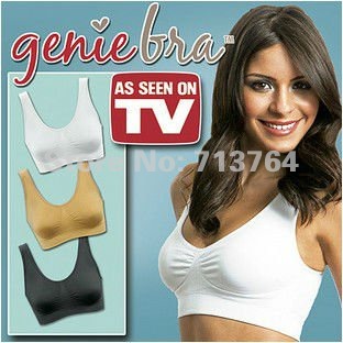 3pcs/lot Genie Bra BODY SHAPER Push Up BREAST RHONDA SHEAR AHH Bra Freeshipping