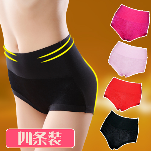 4 briefs sexy high waist modal bamboo fibre panties