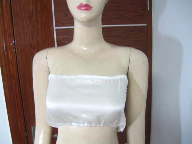 4 mulberry silk all-match silk tube top silk tube top - white system