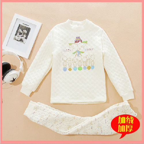 4443s-5 children's clothing 2012 winter underwear thickening