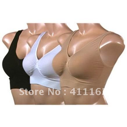 450pcs=150 sets DHL free shipping AHH Bra Genuine Bra White/Beige/Black per set S M L XL XXL XXXL OPP Bag package