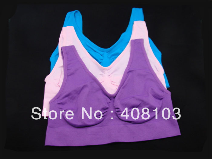 450pcs/lot(150sets) Seamless Ahh Leisure Bra,3 Color a Set No Other Select,Only One Set Sale(opp bag)