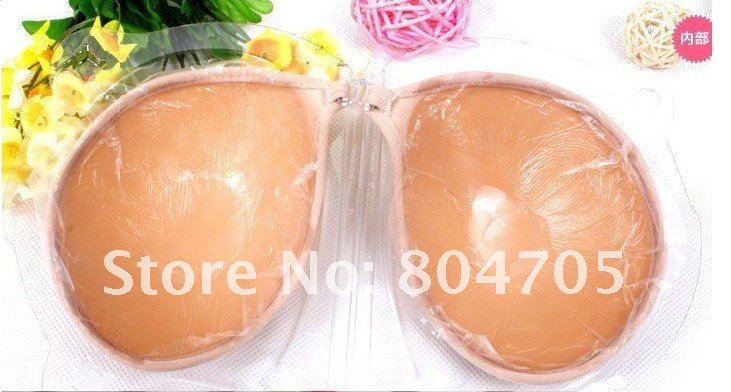 48pcs/lot Fabric silicone bra Breast Enhancer CUP Silicone Nu Push Invisible invisible underwear free shipping