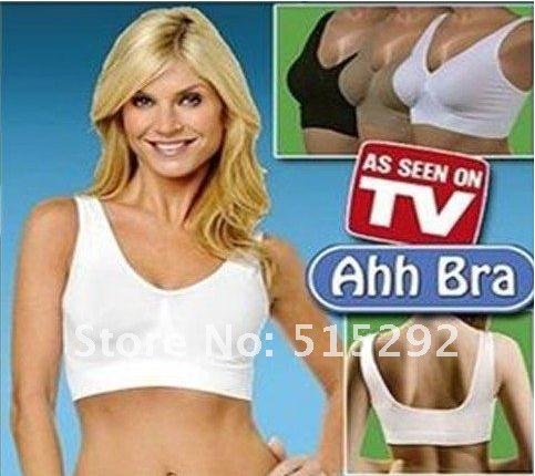 48pcs/lot Free shipping Ahh Bra As Seen On TV Rhonda Shear Ahh Seamless Leisure Bra (without box)