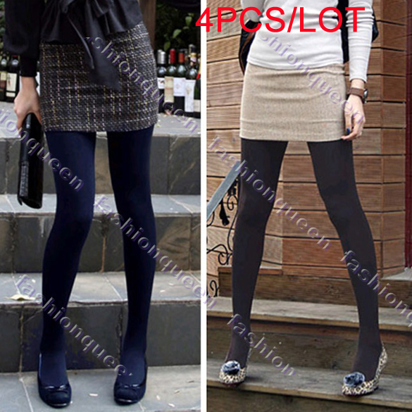 4PCS/LOT 2013 New Slim Fleece Pantyhose Winter  Warmers Leggings Women Stockings Tights 5 Colors 3329