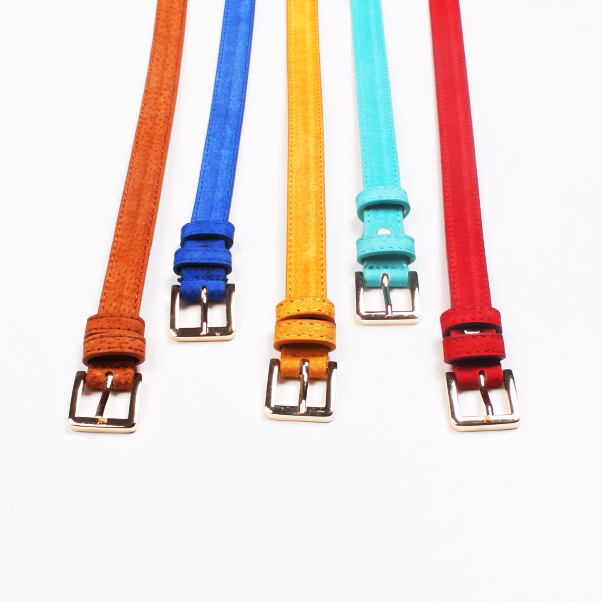 5 candy color all-match a variety of genuine leather fashion belt pd001