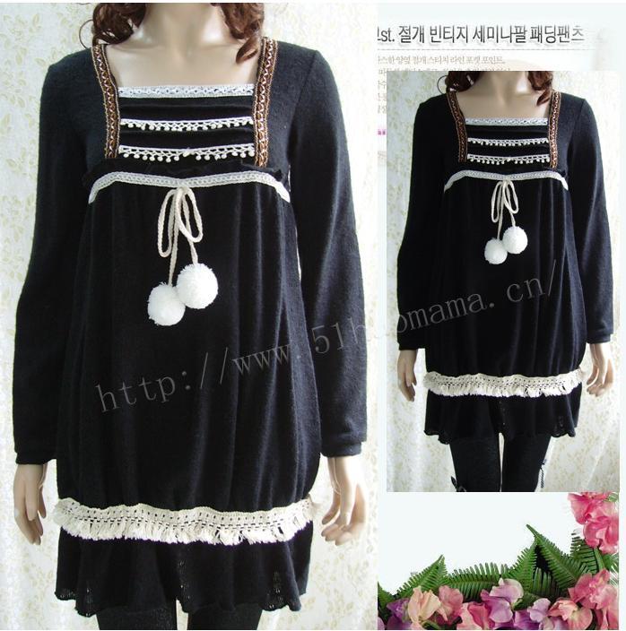 5 maternity clothing spring and autumn maternity dress maternity shirt cute shirt maternity top cc068