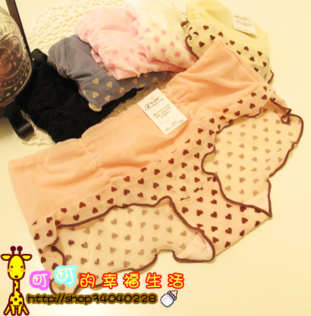 5 translucent laciness bow sexy lace low-waist panties