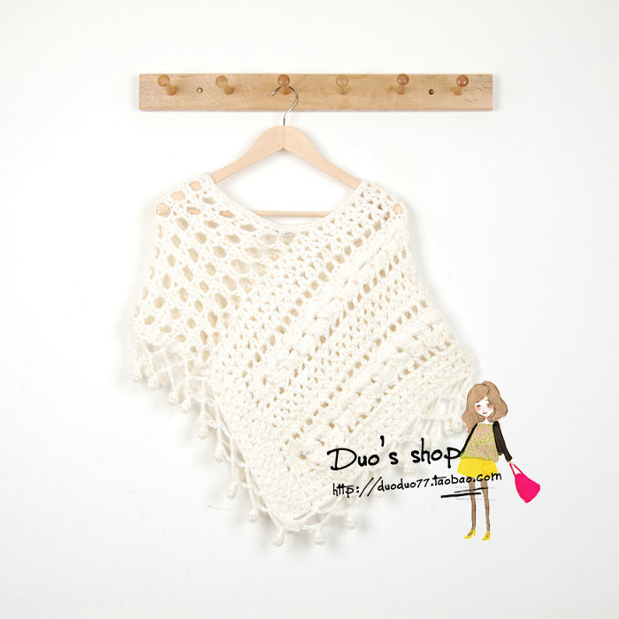 5 y81 irregular loose style cape sweater 0.5kg