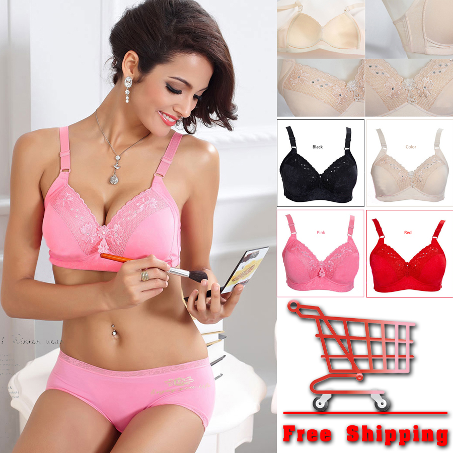 50% OFF + Free Shipping  4 Colors  women's bra  Cheap multi-color bra C/D-CUP  Size:34 36 38 40 42