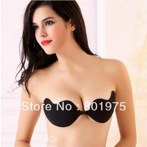 500PCS/LOT 2012 Vbra Fabric and Silicone Invisible Bra Breast Petal Low Cut Invisible Underwear Push Up