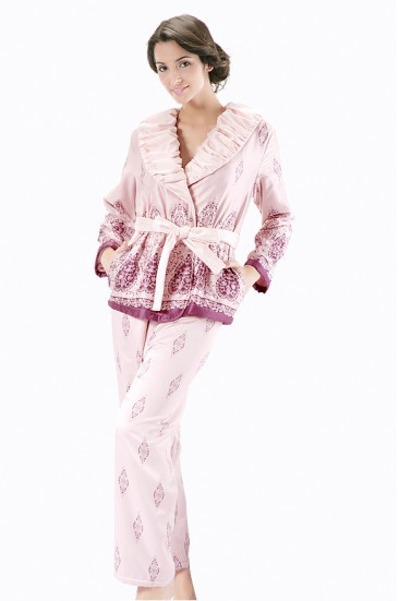 5073 Thickening  coral fleece  long-sleeve sleepwear for women , women winter bathrobe , free shipping   5073