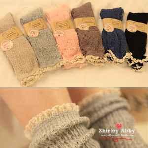 5pairs/lot women lace decoration sock  vintage cutout socks 100% cotton stockings ,free shipping