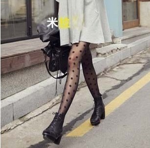 5pcs/lot  big dot pantyhose thin silk stockings Free Shipping,fashion,women,Sexy Tights Leggings socks Pantyhose