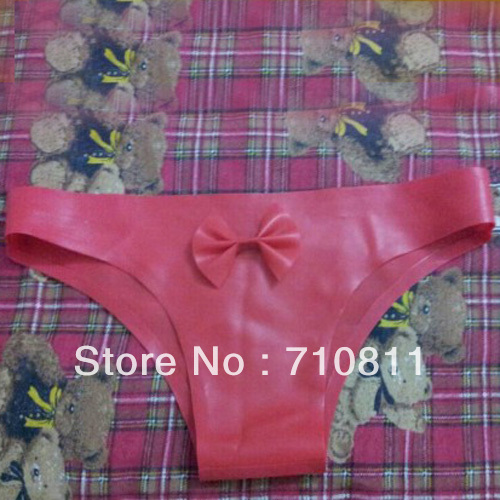 5PCS/LOT latex short sexy rubber briefs for woman