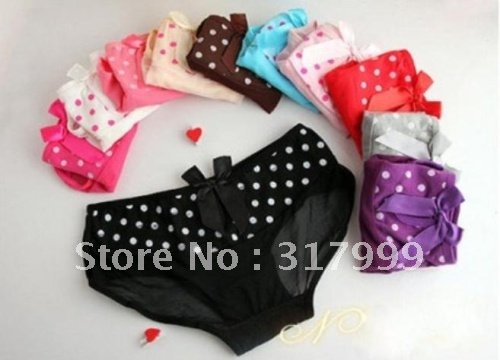 5PCS/lot Sexy Women's Sexy  Underwear Fashion Panties Briefs Free Shipping  10 colors E361