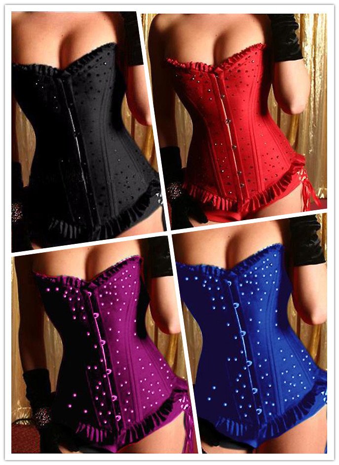 5pcs/lot Y5178 Sexy Corsets Women Sexy  Lingerie Strapless Bustier