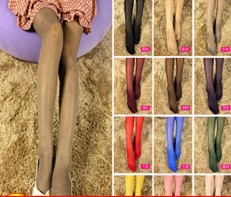 5pcs/Pack2013 candy color and fork pantyhose color silk stockings to restore ancient ways velvet ultrathin invisible stockings