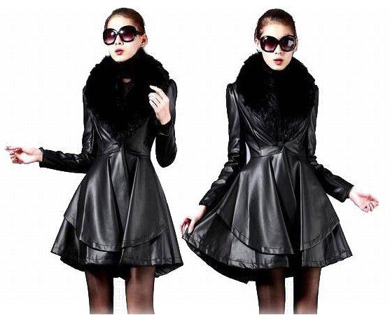 6,127 Korean women's fashion fall/winter 2012 new real Fox Fur top grade new product really fur collar leather coat fur