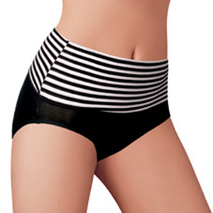 6 6087 women's viscous fibre high waist abdomen drawing pants panties female briefs