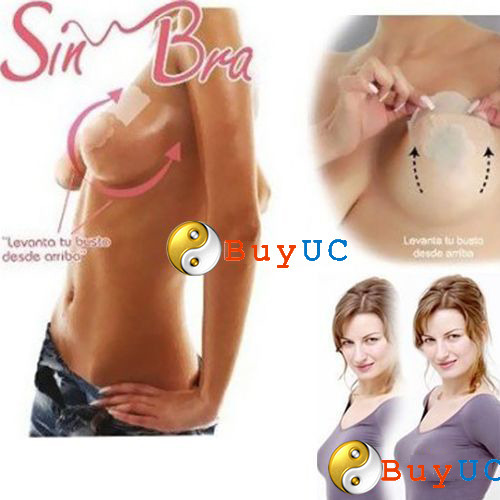 6 Pairs Invisible Instant Breast Lift Up Tape Sin Bra Bring It Up