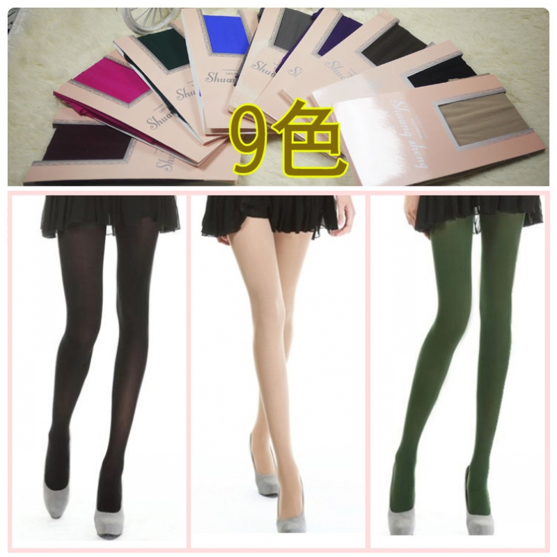 6 spring and autumn summer ultra-thin velvet pantyhose silk female stockings socks