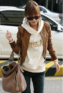 6 women's slim short design casual nubuck leather clothing outerwear , Free Shipping