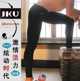 60 jiku male legging lounge pants silky sexy tight trousers