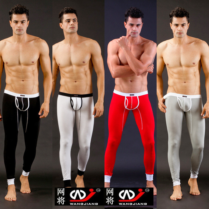 60 net wj male modal long johns legging lounge pants warm pants