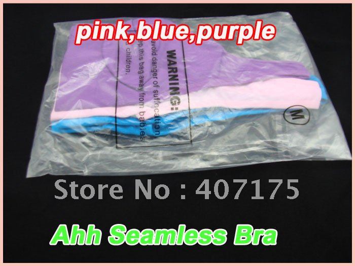 600pcs/lot Ahh Bra Seamless Bra The Comfortable and Functional Fashion Bra no padding,3 Color a Set No Other Select(OPP bag)