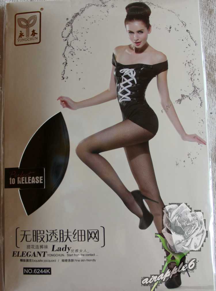 6244 h k fashion fine mesh women's pantyhose stockings charm mesh