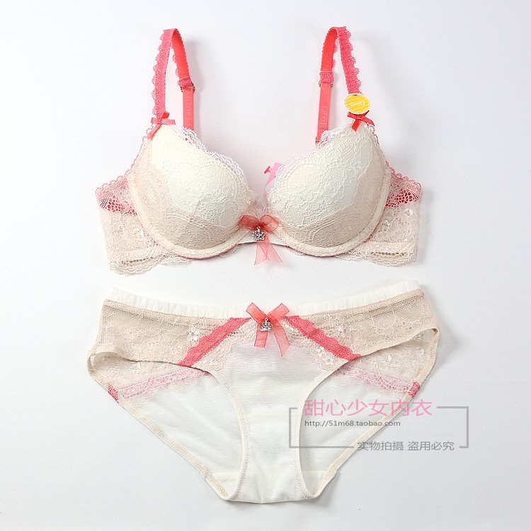 6ixty8ight spring quality small pendant skin color lace underwear bra set br256