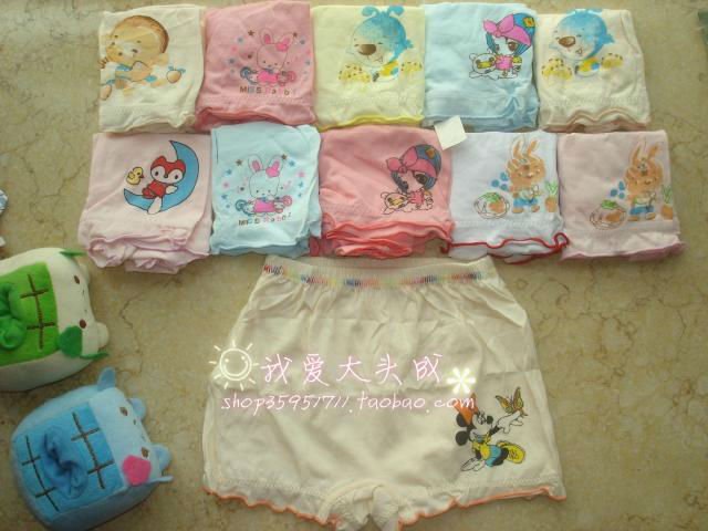 6pcs cotton briefs children's underwear/hello kitty underwear/2-6 years old girls