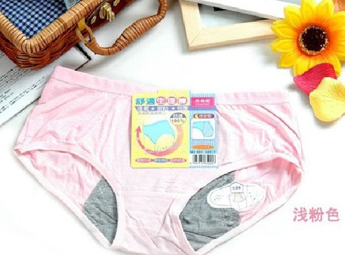 7 colors ladies' underwear Menstrual pants 100% cotton briefs Free shipping 7280