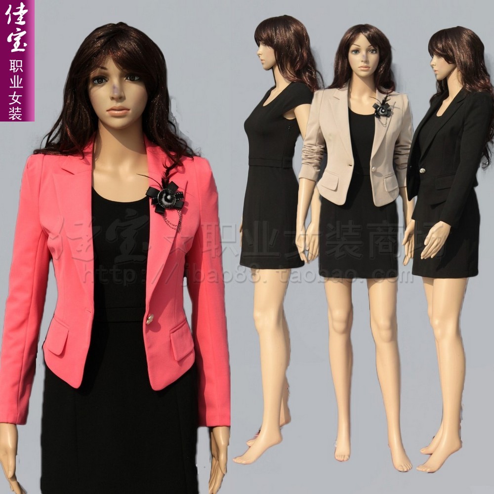 708 professional set skirt 2012 autumn long-sleeve suit one-piece dress slim one-piece dress