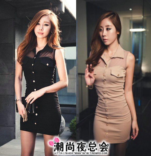 733 2012 summer one-piece dress elegant tight sexy slim hip one-piece dress tank dress