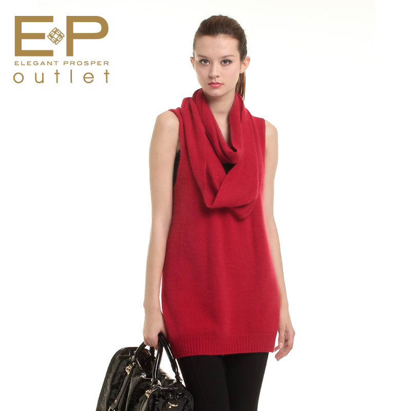 8.29 ep women's 2012 autumn soft and comfortable red sweater 9097