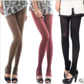 80 d 100% fashion velvet trample feet panty hose ladies pantyhose suit for summer