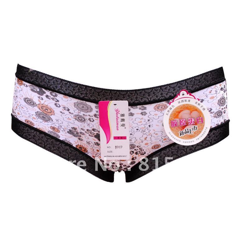 8069 collagen panties fashion panty soft comfortable plus size female panties mm panties