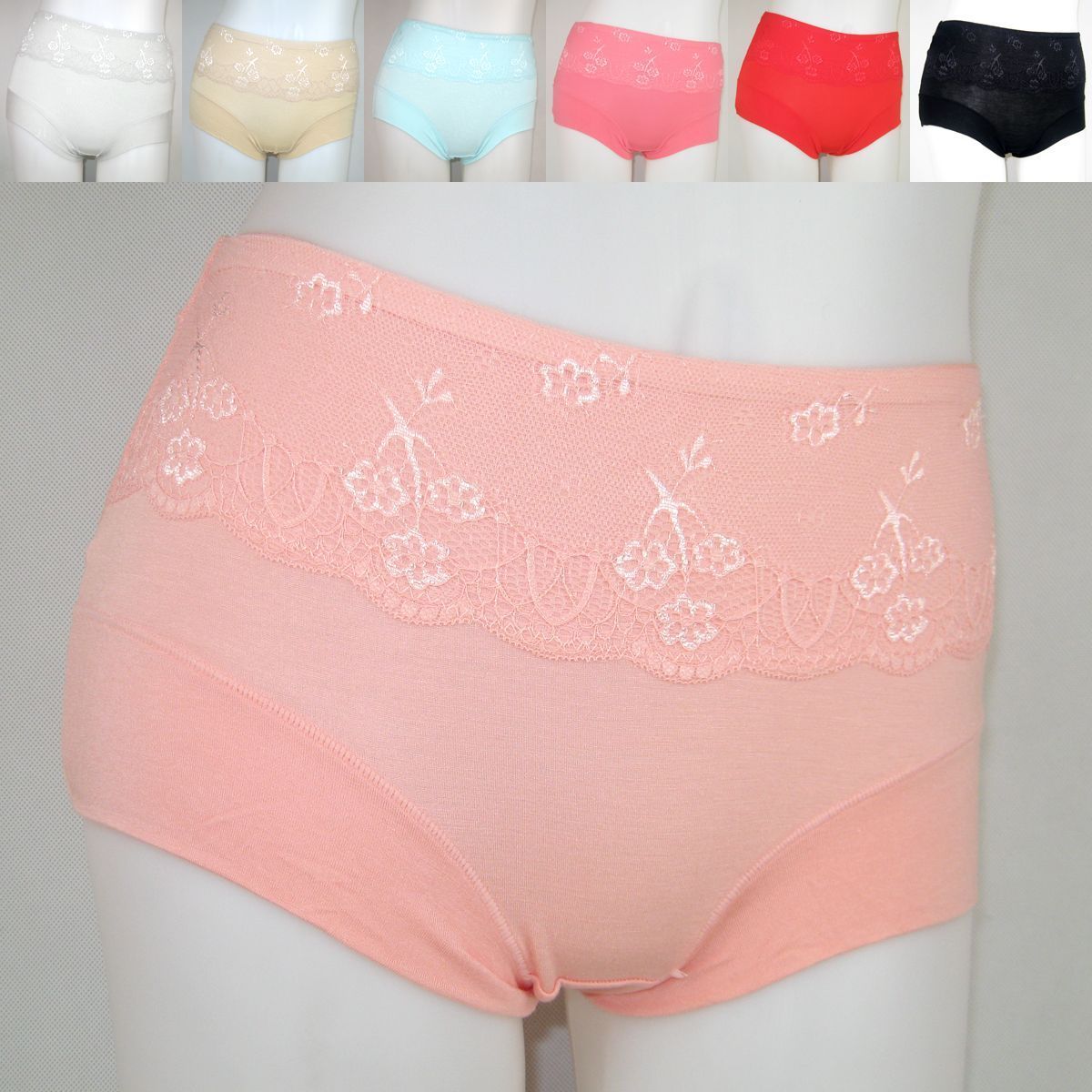 8229 # lace non - trace ladies underwear women cotton modal of the big yards tall waist sometimes called tighty whities they