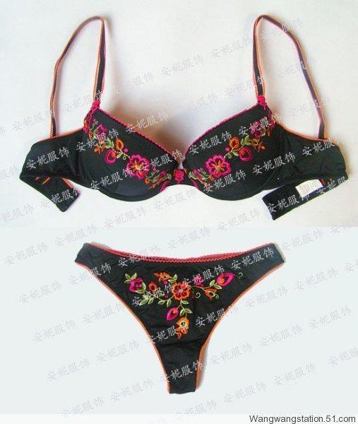 88 3 set embroidered bra set 088 - 1 - 0001