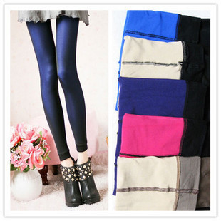 88sqm multicolour meat autumn and winter stockings ankle length trousers warm pants legging candy color female