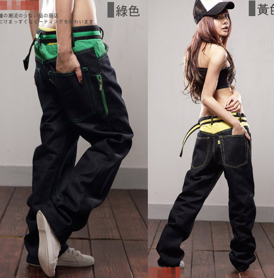 8C Trend  magazine hiphop style lovers of the four seasons women's straight jeans