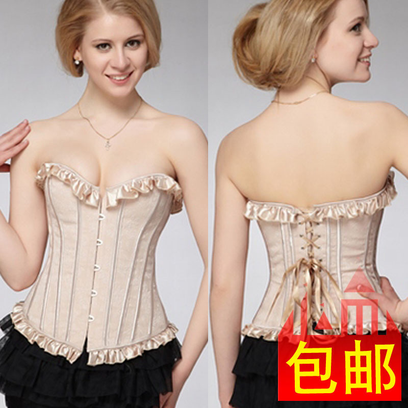 9  fashion royal tiebelt shaper vest shapewear body shaping underwear skin color sexy corset