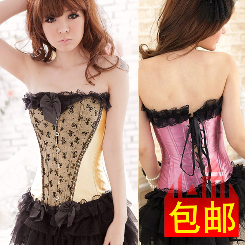 9  royal body shaping vest shaper formal dress slimming underwear lace bow sexy corset