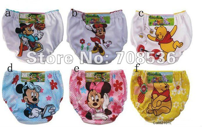 96pcs/lot- Free shipping New Arrival Cartoon Cotton  kids underwear / panties / briefs for Children