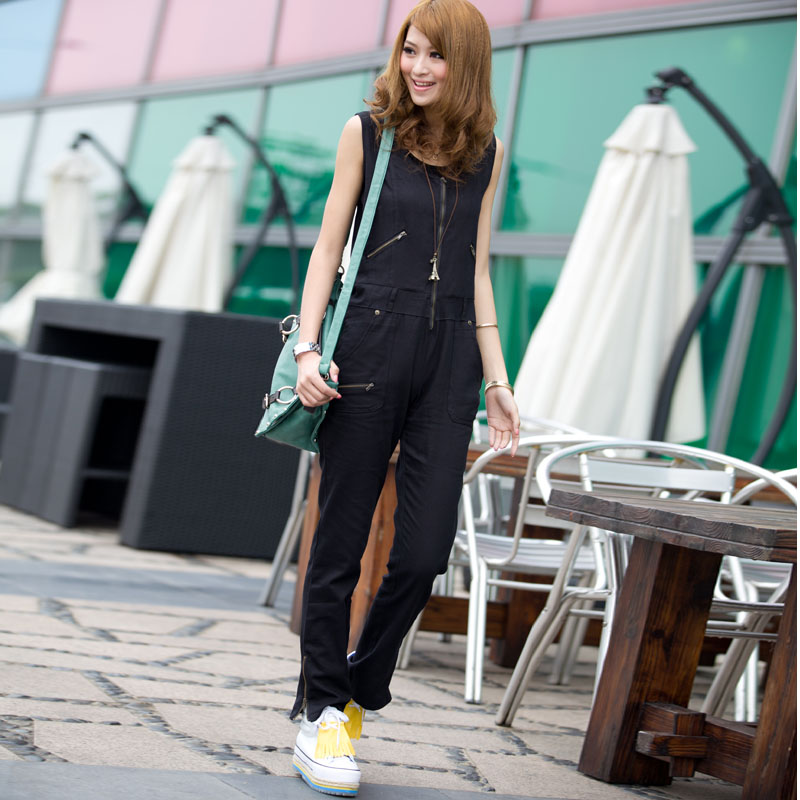 9946 spring women's slim jumpsuit jumpsuit